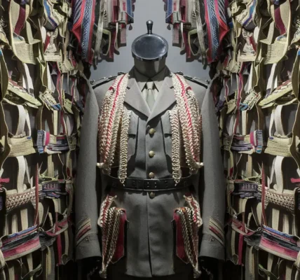 cloth strips on military uniforms nyt